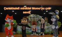 Çanakkaleli minikler Momo’yu çok sevdi