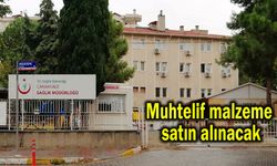 Muhtelif malzeme satın alınacak