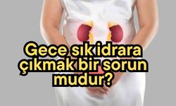 Gece sık idrara çıkmak bir sorun mudur?