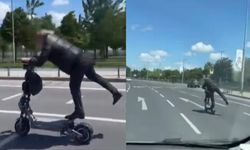 Tehlikeli scooter yolculuğu