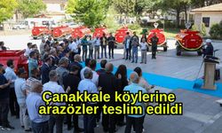 Çanakkale köylerine arazözler teslim edildi