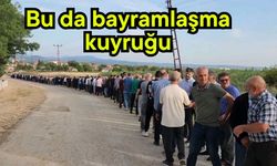 Bu da bayramlaşma kuyruğu