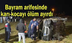 Bayram arifesinde karı-kocayı ölüm ayırdı (Video)