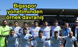 Bigaspor yönetiminden örnek davranış