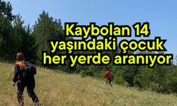 Kaybolan 14 yaşındaki çocuk her yerde aranıyor