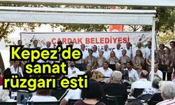 Kepez’de sanat rüzgarı esti
