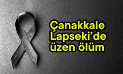 Çanakkale Lapseki’de  üzen ölüm