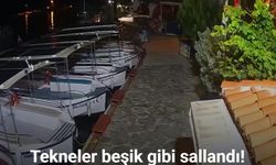 Deprem anı güvenlik kameralarına yansıdı (Tıkla İzle)