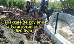 Çanakkale'de köylerin altyapı sorunları çözülüyor