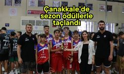 Çanakkale'de sezon ödüllerle taçlandı