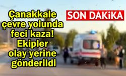 Çanakkale çevre yolunda feci kaza