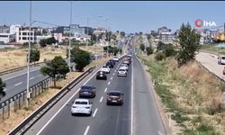 Trakya’dan İstanbul yönüne trafik yoğunluğu oluştu (Video)