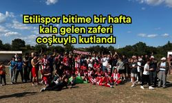 Etilispor bitime bir hafta kala gelen zaferi coşkuyla kutlandı