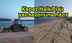 Kepez Halk Plajı yaz sezonuna hazır
