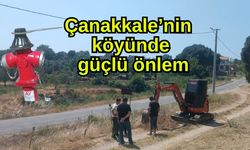 Çanakkale’nin köyünde güçlü önlem