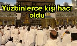 Yüzbinlerce kişi hacı oldu
