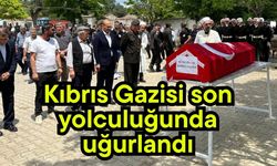Kıbrıs Gazisi son yolculuğunda uğurlandı