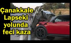 Çanakkale-Lapseki yolunda feci kaza