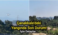 Çanakkale'deki Yangında Son Durum! İşte Detaylar...