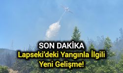 Çanakkale Lapseki’deki Yangınla İlgili Yeni Gelişme!