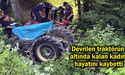 İki çocuk annesi, traktörün altında hayatını kaybetti
