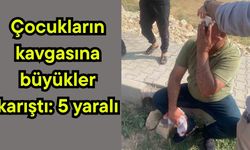 Çocukların kavgasına büyükler karıştı: 5 yaralı