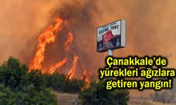 Çanakkale’de yürekleri ağızlara getiren yangın