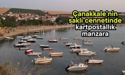 Çanakkale’nin saklı cennetinde kartpostallık manzara