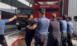 Yangın yerinde ortalık karıştı, itfaiyeci darbedildi, polis müdahale etti