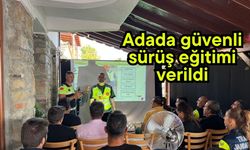 Adada güvenli sürüş eğitimi verildi