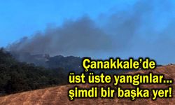 Çanakkale’de üst üste yangınlar.... Şimdi bir başka yer!