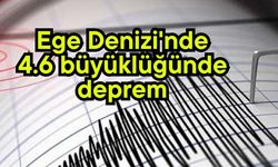 Ege Denizi'nde 4.6 büyüklüğünde deprem