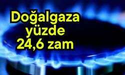 Doğalgaza yüzde 24,6 zam