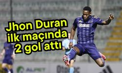 Jhon Duran ilk maçında 2 gol attı