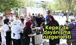 Kepez’de dayanışma rüzgarı esti