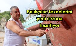 Balıkçılar, teknelerini yeni sezona hazırlıyor (Video)