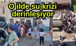 O ilde su krizi derinleşiyor