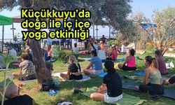 Küçükkuyu’da doğa ile iç içe yoga etkinliği
