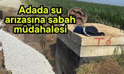 Adada su arızasına sabah müdahalesi