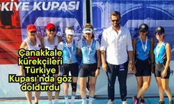 Çanakkale kürekçileri Türkiye Kupası’nda göz doldurdu