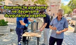 Bayramiç’te paylaşma ve dayanışma duygularıyla yaşatıldı