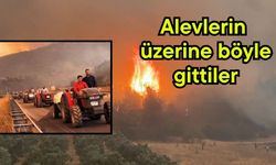 Alevlerin üzerine böyle gittiler (Video)