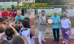 Bozcaadaspor efsanesi onurlandırıldı