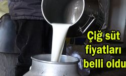 Çiğ süt fiyatları belli oldu
