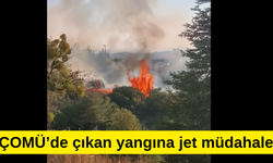 ÇOMÜ Terzioğlu Yerleşkesi'nde Orman Yangını Söndürüldü!