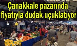 Çanakkale pazarında fiyatıyla dudak uçuklatıyor
