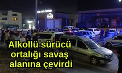 Alkollü sürücü ortalığı savaş alanına çevirdi (Video)