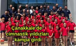 Çanakkale'de cimnastik yıldızları kampa girdi