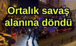 Ortalık savaş alanına döndü (Video)
