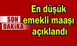 En düşük emekli maaşı açıklandı